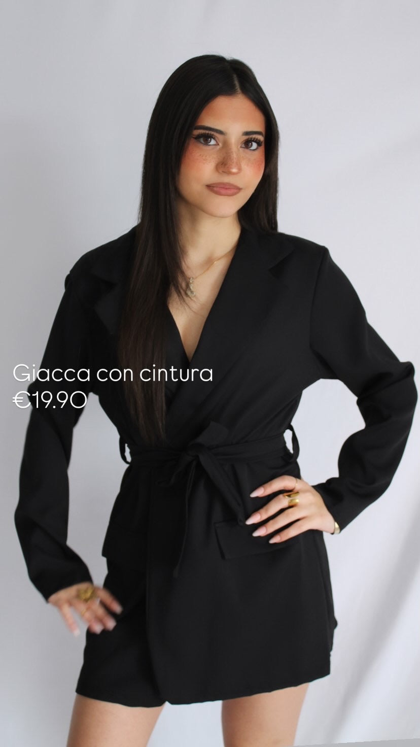 Giacca con cintura