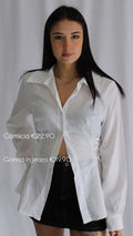 Camicia con lacci